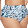 Women Artesands Bottoms | White Ze Blu Botticelli High Waist Swim Pant