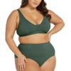 Women Artesands Bikini Tops | Olive Aria Gericault Bikini Top