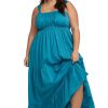 Women Artesands Maxi Dresses | Teal Liszt Maxi Beach Maxi Dress