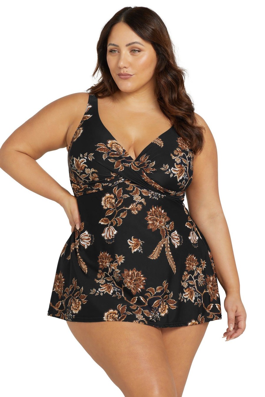 Women Artesands One Pieces | Chantique Delacroix Multi Cup Swim Dress