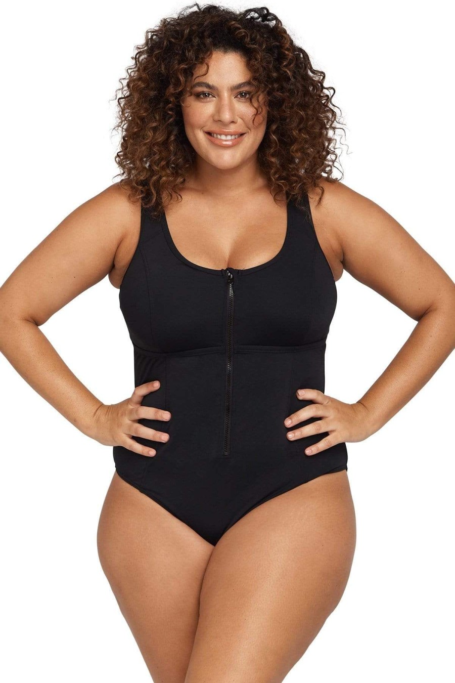 Women Artesands One Pieces | Black Natare Fuseli Chlorine Resistant One Piece Swimsuit