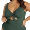 Women Artesands One Pieces | Olive Aria Cezanne D/Dd Cup Underwire One Piece Swimsuit