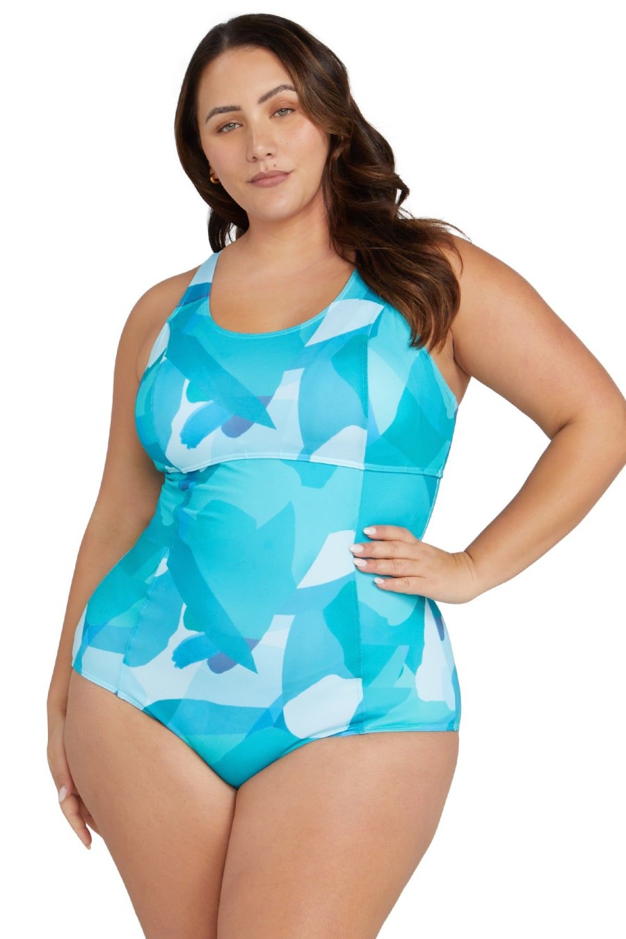 Women Artesands One Pieces | Natare Fly Hockney Chlorine Resistant One Piece Swimsuit