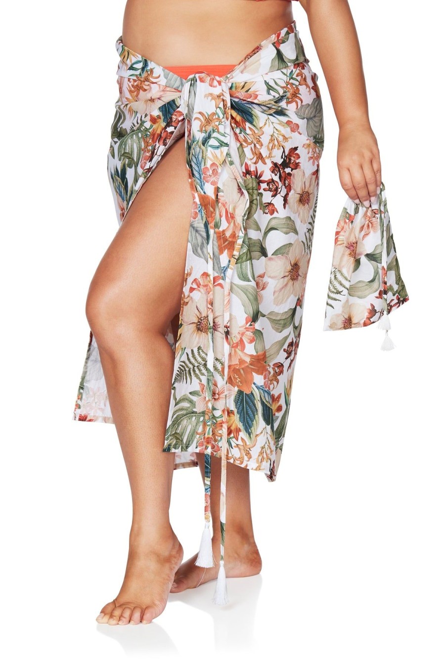 Women Artesands Sarongs | Into The Saltu Bach Cotton Beach Skirt