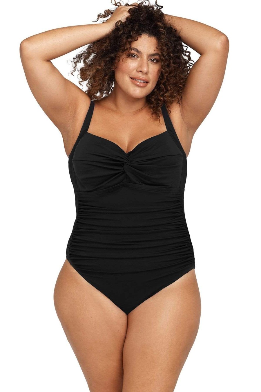 Women Artesands One Pieces | Black Natare Botticelli Chlorine Resistant One Piece Swimsuit