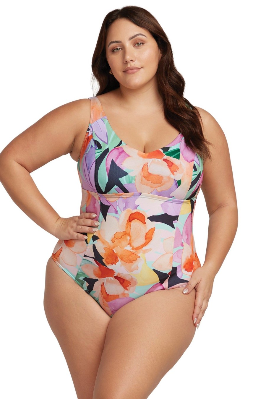 Women Artesands One Pieces | Natare Flo Turner Chlorine Resistant One Piece Swimsuit