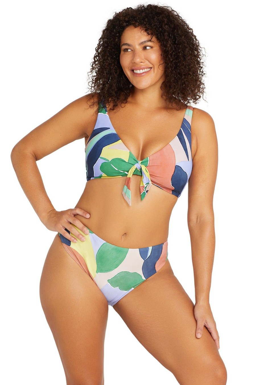 Women Artesands Bikini Tops | L'Avana Multi Chagall Bikini Top