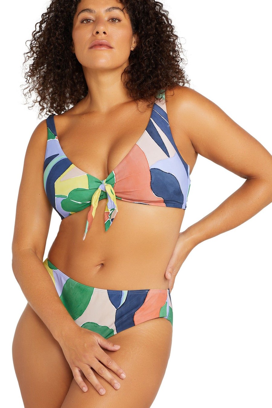 Women Artesands Bikini Tops | L'Avana Multi Chagall Bikini Top