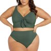 Women Artesands Bikini Tops | Olive Aria Cezanne D/Dd Cup Underwire Bikini Top