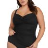 Women Artesands Tankini Tops | Black Aria Botticelli Multi Cup Tankini Top