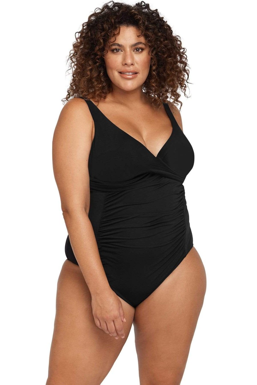 Women Artesands One Pieces | Black Natare Delacroix Chlorine Resistant One Piece Swimsuit