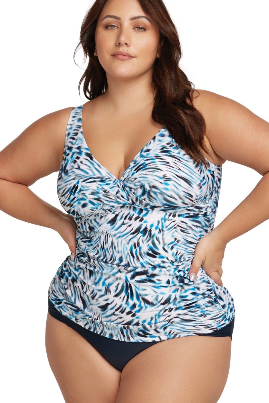 Women Artesands Tankini Tops | Ze Blu Delacroix Multi Cup Tankini Top