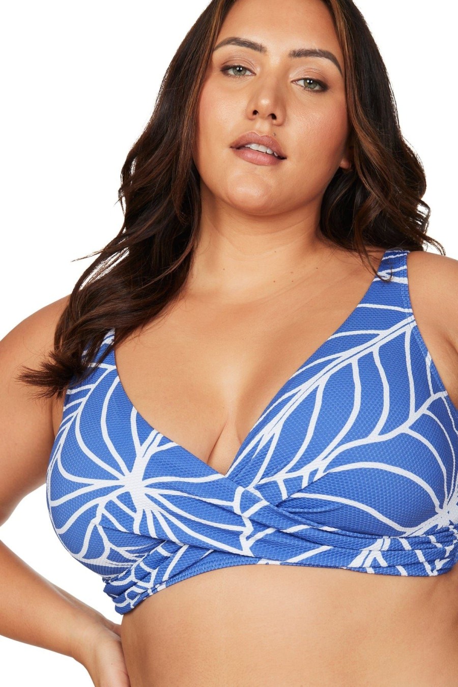 Women Artesands Bikini Tops | Philharmonic Blue Delacroix Bikini Top