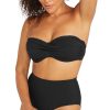 Women Artesands Bikini Tops | Black Aria Botticelli Bandeau D Dd Underwire Bikini Top