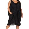 Women Artesands Kaftans | Black Wagner Beach Dress