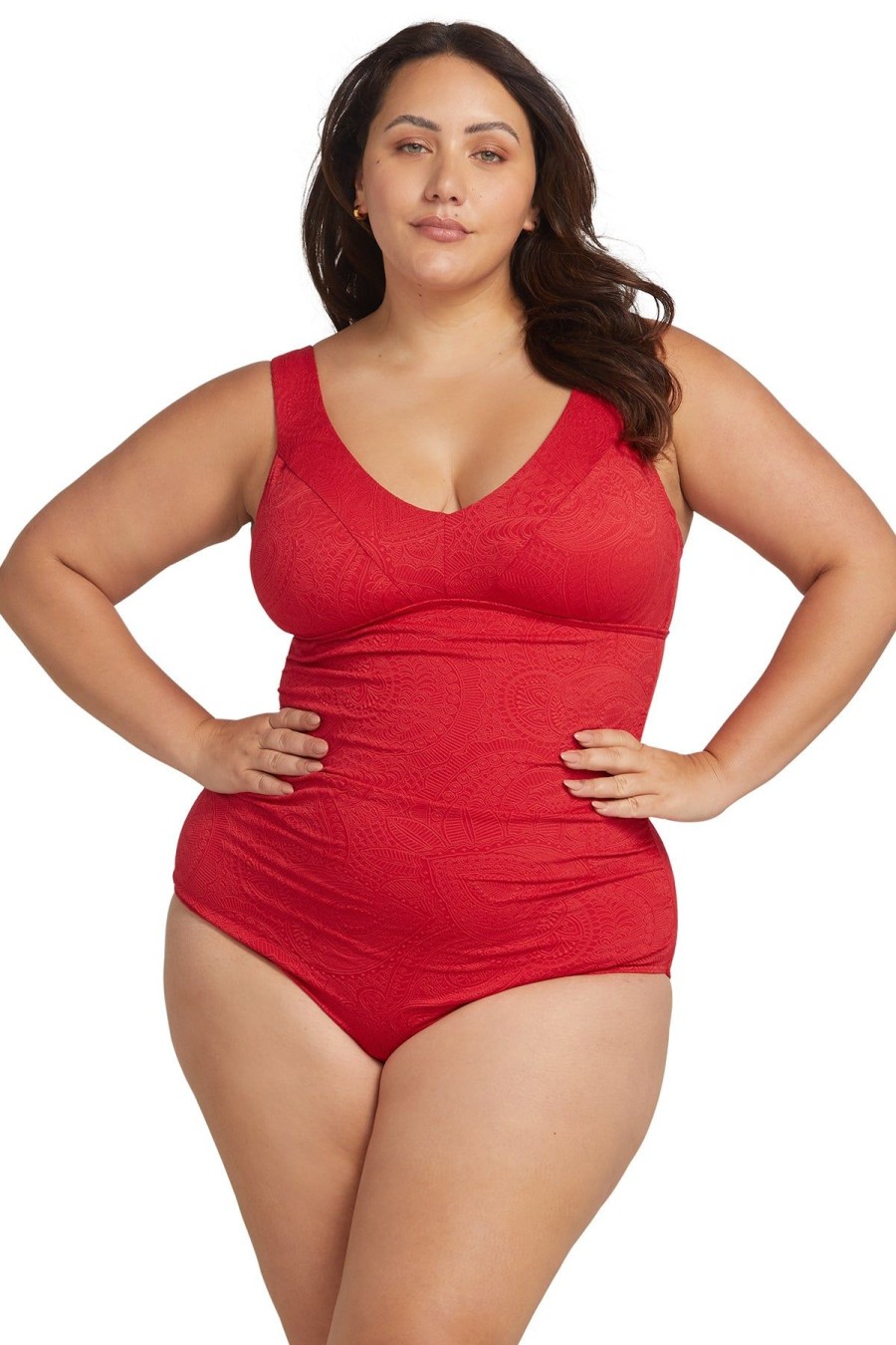 Women Artesands One Pieces | Red La Traviata Magritte One Piece Swimsuit