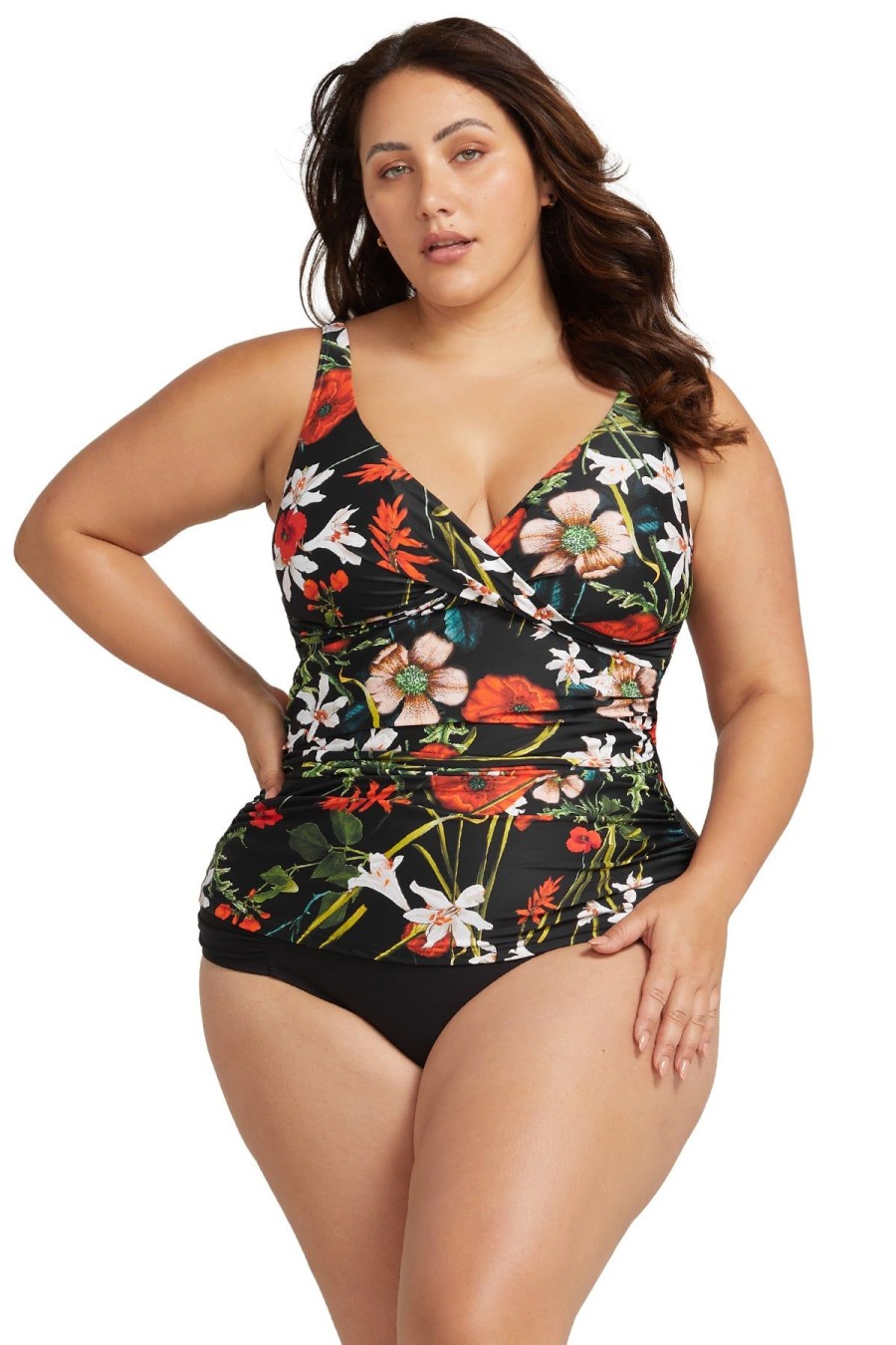 Women Artesands Tankini Tops | Wander Lost Delacroix Multi Cup Tankini Top