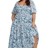 Women Artesands Maxi Dresses | Ze Blu Handel Cotton Maxi Dress