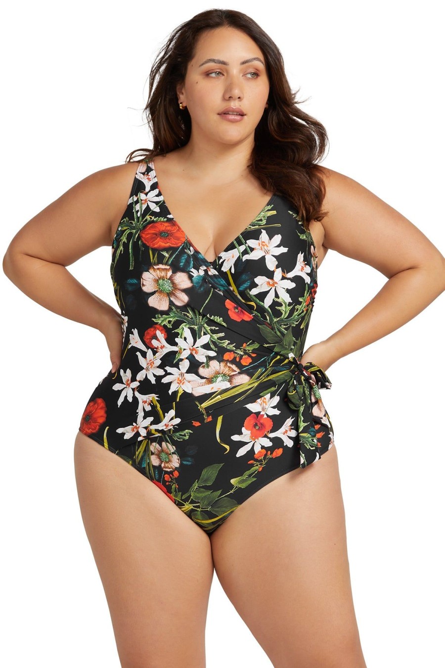 Women Artesands One Pieces | Wander Lost Hayes D/Dd Cup Underwire One Piece Swimsuit