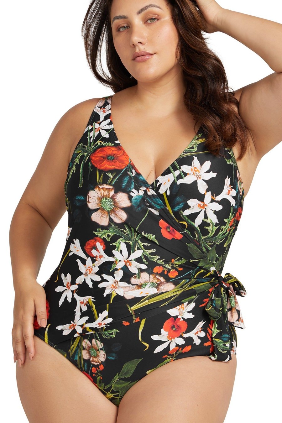 Women Artesands One Pieces | Wander Lost Hayes D/Dd Cup Underwire One Piece Swimsuit