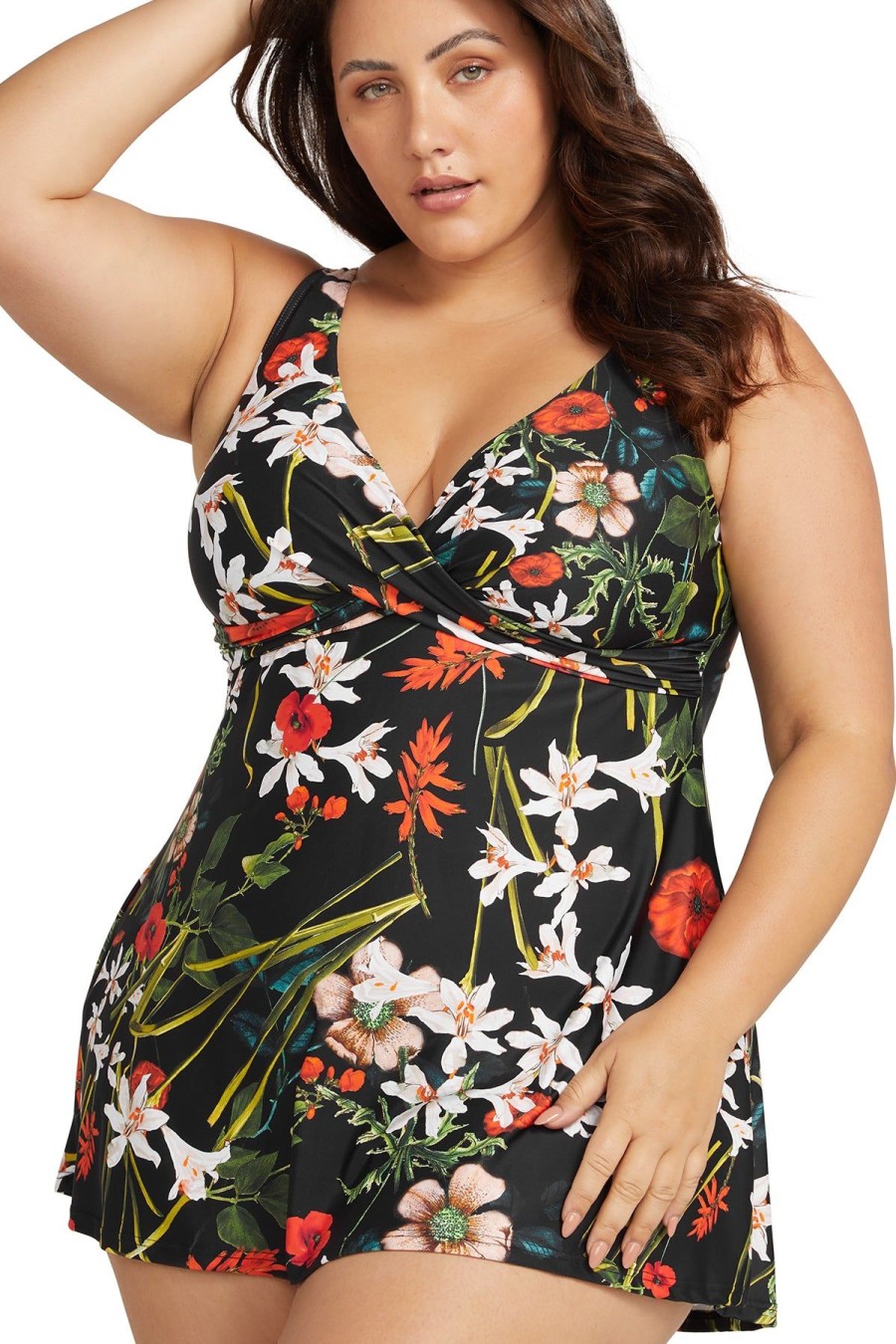 Women Artesands One Pieces | Wander Lost Delacroix Multi Cup One Piece Swimdress