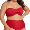 Women Artesands Bikini Tops | Red La Traviata Botticelli D-Dd Underwire Bikini Top