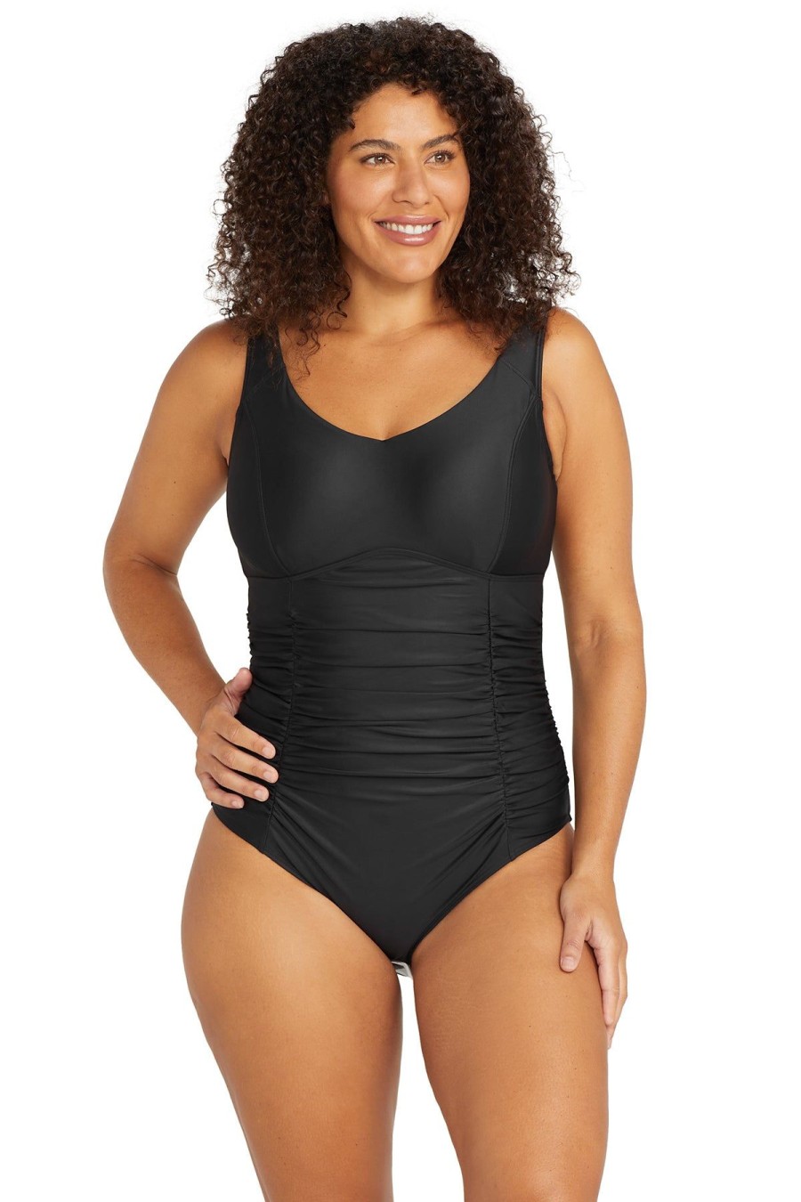 Women Artesands One Pieces | Black Hues Raphael E/F Cup Underwire One Piece Swimsuit