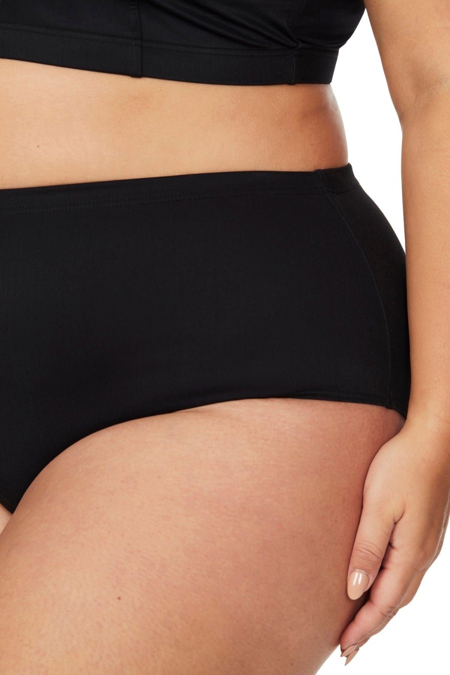 Women Artesands Bottoms | Black Sculpt Renoir High Waist Bikini Bottom