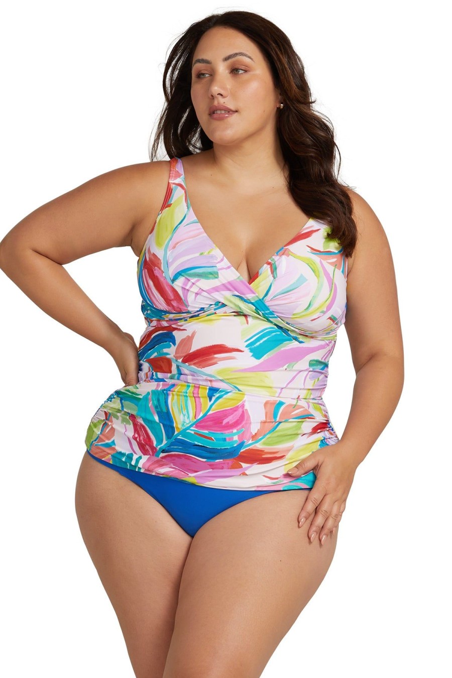 Women Artesands Tankini Tops | Neo Folia Delacroix Multi Cup Tankini Top