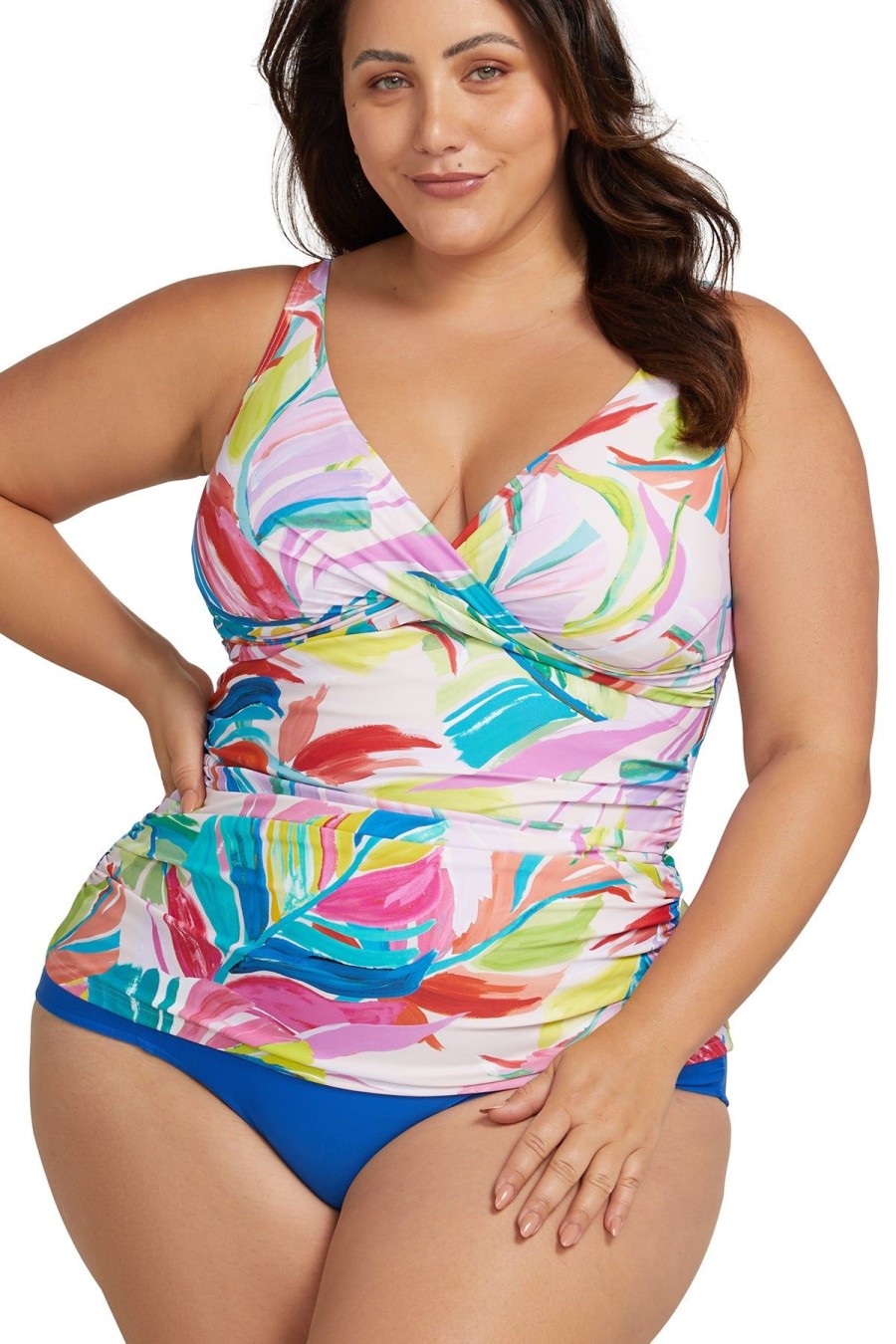 Women Artesands Tankini Tops | Neo Folia Delacroix Multi Cup Tankini Top