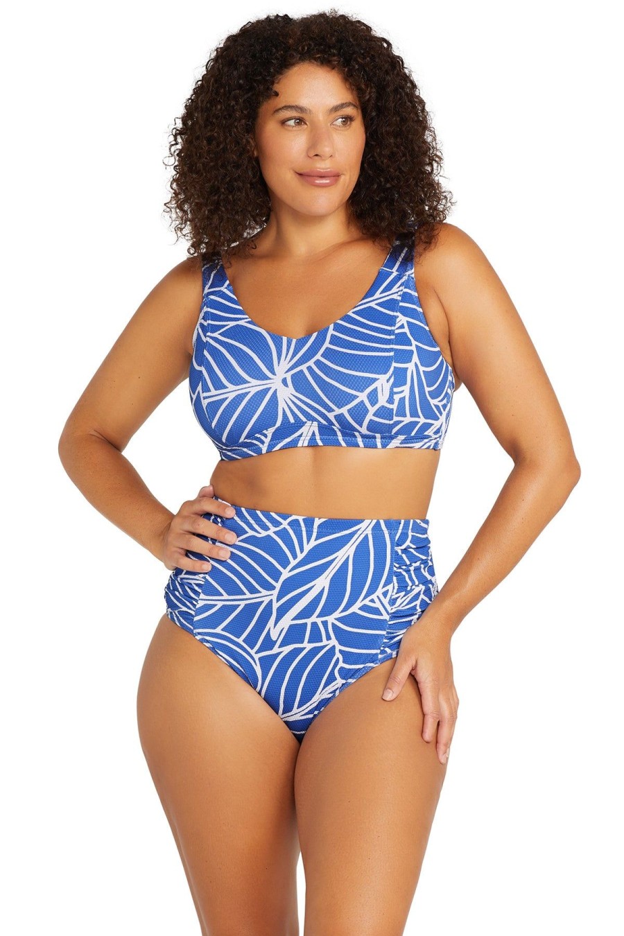 Women Artesands Bikini Tops | Philharmonic Blue Raphael E/F Underwire Bikini Top