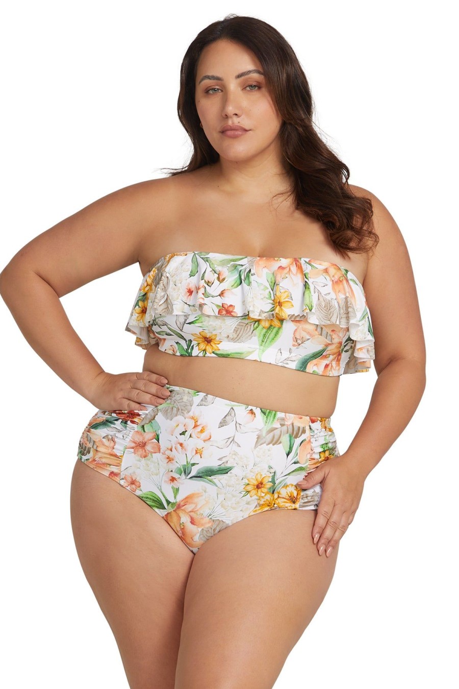 Women Artesands Bottoms | La Dolce Vita Botticelli High Waist Swim Pant