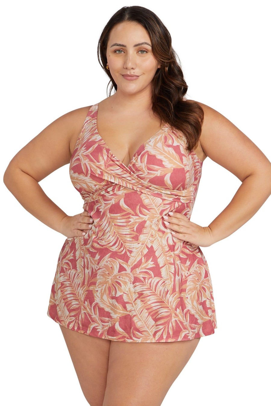 Women Artesands Swim Dresses | Boca Raton Delacroix Multi Cup One Piece Swimdress