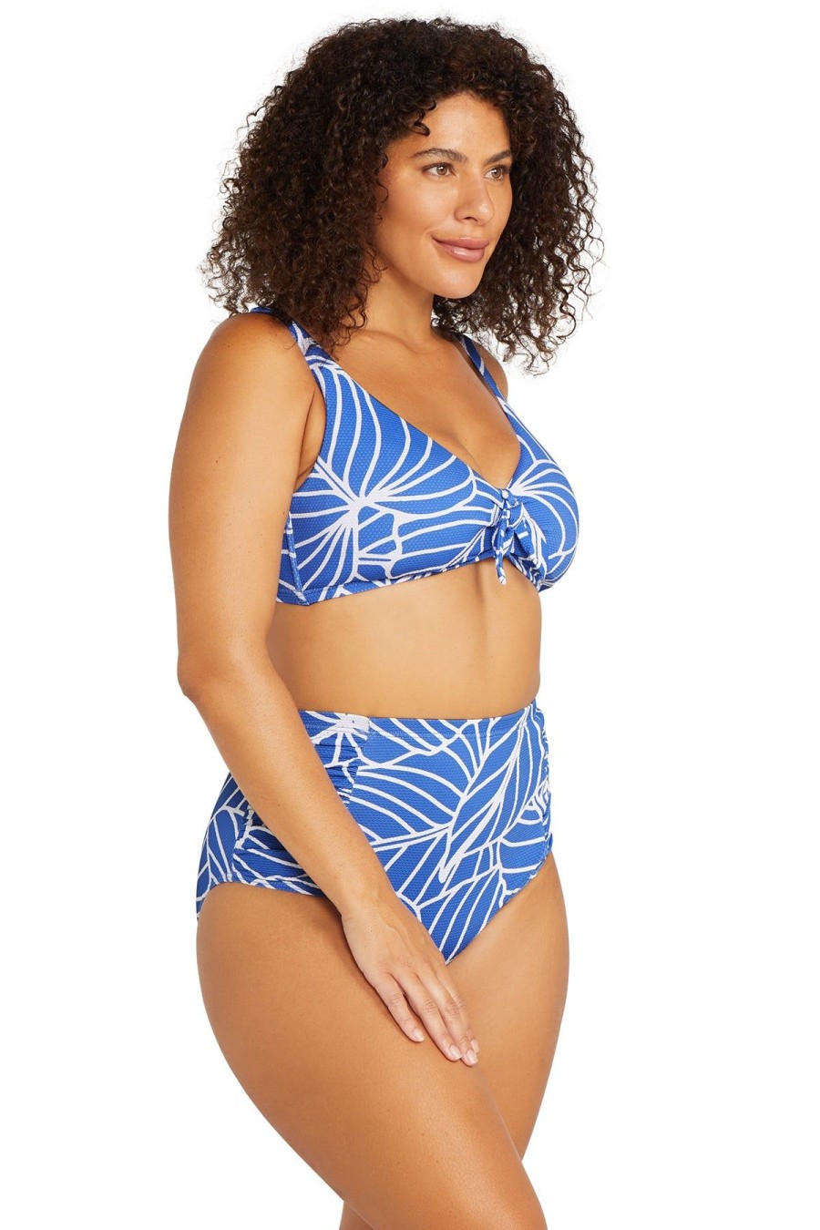 Women Artesands Bikini Tops | Philharmonic Blue Chagall Bikini Top