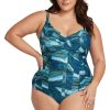 Women Artesands One Pieces | Chalcedony Monet Underwire D-Dd One Piece Swimsuit