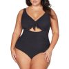 Women Artesands One Pieces | Black Aria Cezanne D/Dd Cup Underwire One Piece Swimsuit